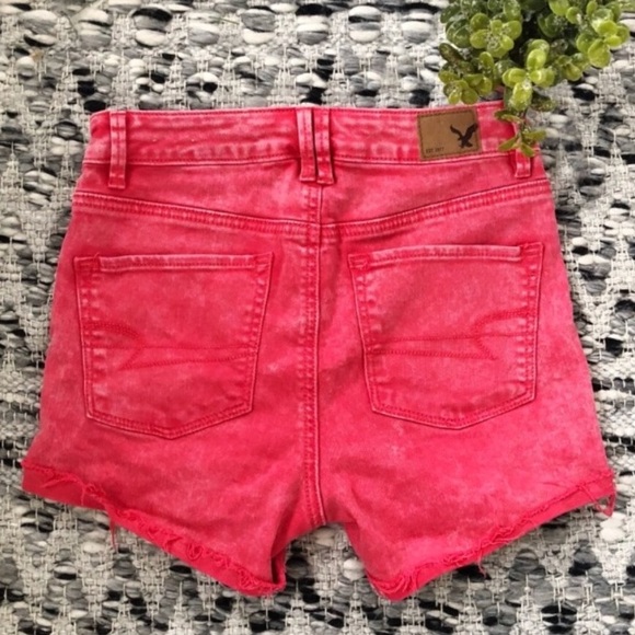 AEO High-Waisted Denim Shorts - Picture 2 of 3